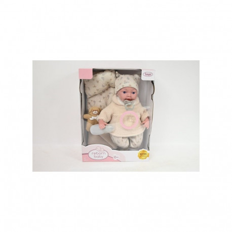 BAYER Lalka Reborn 38cm+akcesoria 93827AN 21170