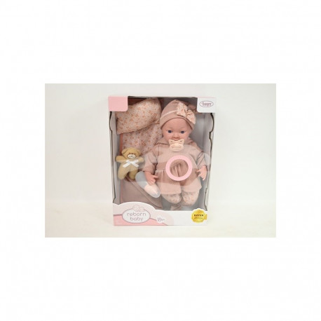 BAYER Reborn-nukk 38cm+tarvikud 93827AO 21194
