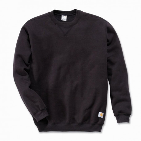 Carhartt ümara kaelusega keskmise paksusega pusa, must