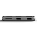 USB-C PD Hub & MicroSD Reader Gray