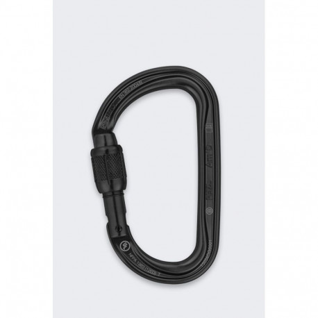 Karabinek zakręcany Petzl Am'D Screw-Lock - black