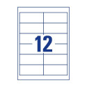 Avery 3659 self-adhesive label Rectangle Permanent White 1200 pc(s)