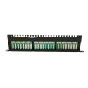 Extralink patch-paneel CAT6 UTP 0.5U, 24 porti