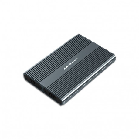 Qoltec M.2 SSD-korpus SATA NVMe USB-C DUAL 2 x 2TB