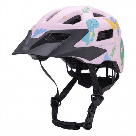 Wozinsky Wozinsky Children's MTB Bike Helmet with Detachable Visor XS - Pink
