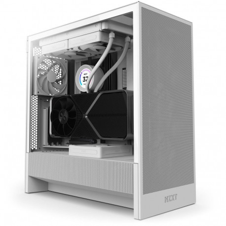 NZXT CASE MIDITOWER ATX W/O PSU/WHITE H5 FLOW