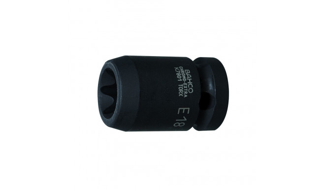 Impact socket driver E-TORX K7801 E-24, 1/2"