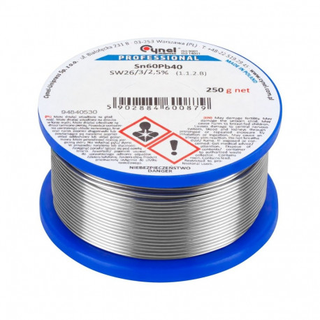 TIN SPOOL 2.5mm 250g Sn60Pb40