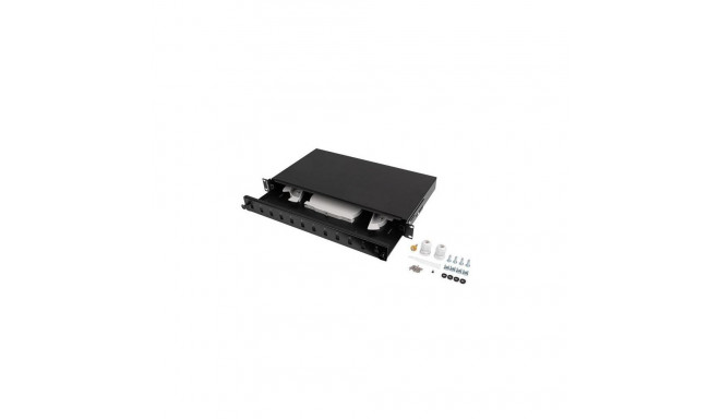 Lanberg FOP1-12SS-LDB patch panel 1U