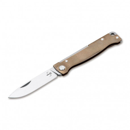 Böker Plus Atlas Brass Knife