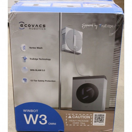 Ecovacs SALE OUT. | Window Cleaning Robot | WINBOT W3 OMNI | Corded/Cordless | 8000 Pa | White/Silve