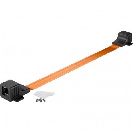 Goobay ultraõhuke RJ45 LAN akna läbiviik 0.25 m