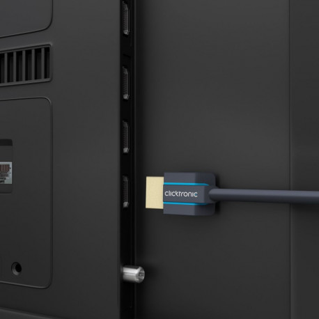 Clicktronic ultraõhuke High Speed HDMI-kaabel Ethernetiga 1.5 m