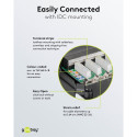 Goobay CAT 6 Mini/Desktop Patch Panel, 8 Port black