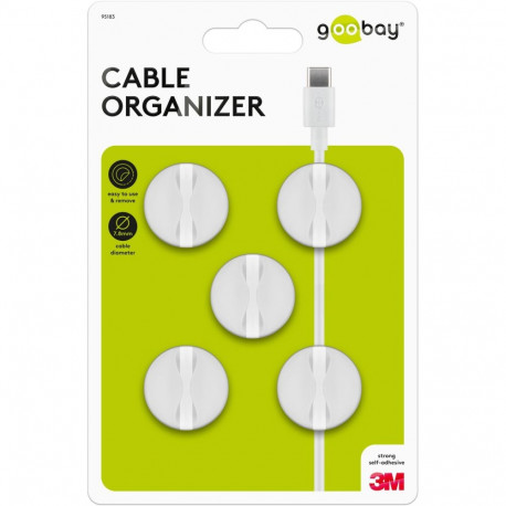 Goobay Cable Management 1 Slot, White white