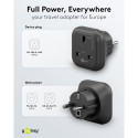 Goobay reisadapter UK–Euroopa, must