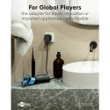 Goobay reisadapter UK–Euroopa, must