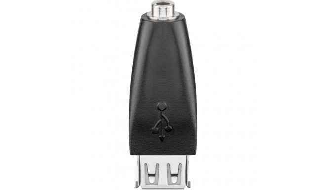 Goobay USB-A–Jack adapter must