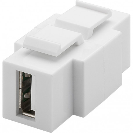 Goobay Keystone USB moodul, varustatud kahepoolseks paigalduseks