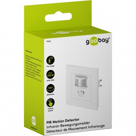 Goobay Motion Detector, white