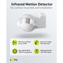 Goobay Motion Detector, Tiltable, white
