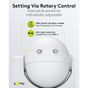 Goobay Motion Detector, Tiltable, white