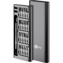 Goobay Tools Screwdriver Set with 48-Piece Precision Bit Set