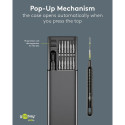 Goobay Tools Screwdriver Set with 48-Piece Precision Bit Set