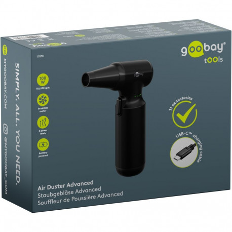 Goobay Tools Air Duster Advanced, black