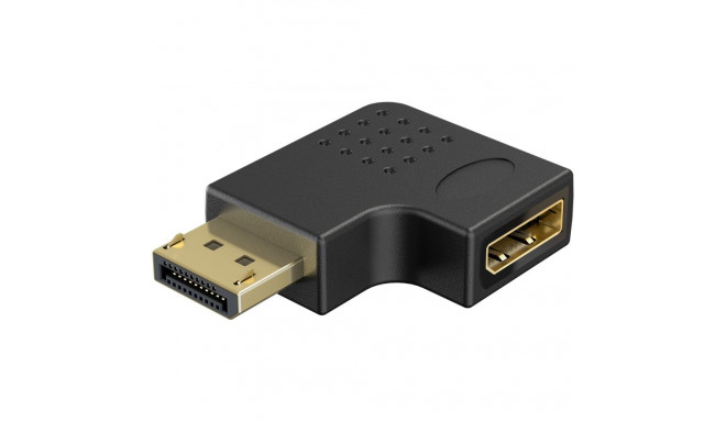 Goobay DisplayPort 90° vasak nurgaadapter