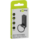 Goobay USB-C Ethernet Adapter, black