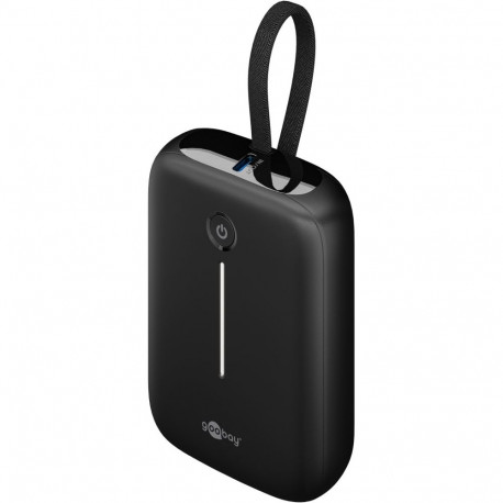 Goobay 10,000 mAh akupank sisseehitatud USB-C kaabliga