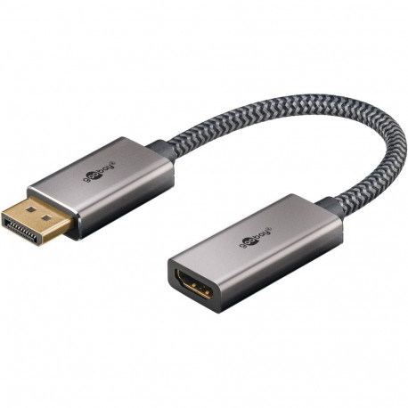 Goobay DisplayPort/HDMI Adapter Cable, 4K/60 Hz