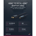 Clicktronic HDMI - micro-HDMI adapterkaabel 2 m