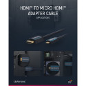 Clicktronic HDMI - micro-HDMI adapterkaabel 2 m