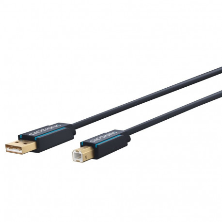 Clicktronic USB-A–USB-B 2.0 adapterkaabel 1,8 m