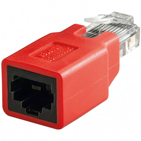 Goobay RJ45 Crossover Modular Adapter, CAT 5e