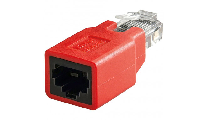 Goobay RJ45 Crossover Modular Adapter, CAT 5e