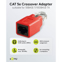 Goobay RJ45 Crossover Modular Adapter, CAT 5e
