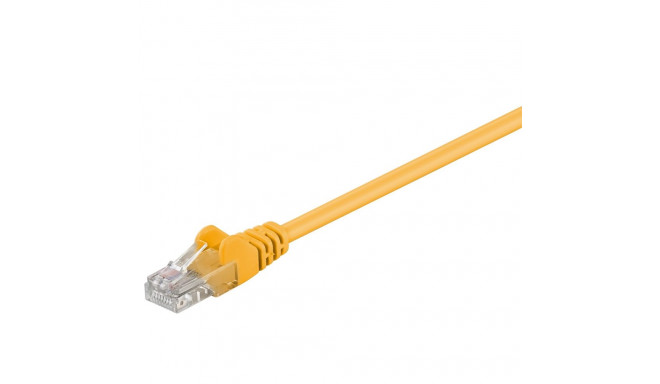 Goobay CAT 5e patch-kaabel U/UTP kollane 7,5 m