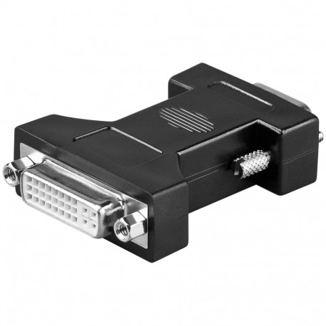 Goobay Analogue DVI/VGA Adapter, nickel-plated DVI-I female Dual-Link (24+5 pin)