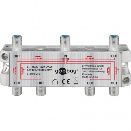 Goobay SAT Distributor, 6-way 6
