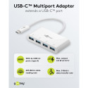 Goobay 4 pordiga USB-C multiport adapter