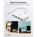 Goobay 4 pordiga USB-C multiport adapter