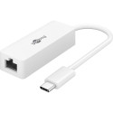 Goobay USB-C Ethernet Adapter, white