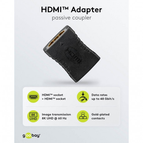 Goobay HDMI Adapter (Coupling)