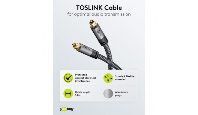Goobay TOSLINK kaabel, 1 m
