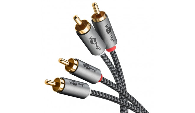 Goobay Stereo RCA Cable, 5 m 5 m