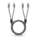 Goobay stereo RCA kaabel, 5 m