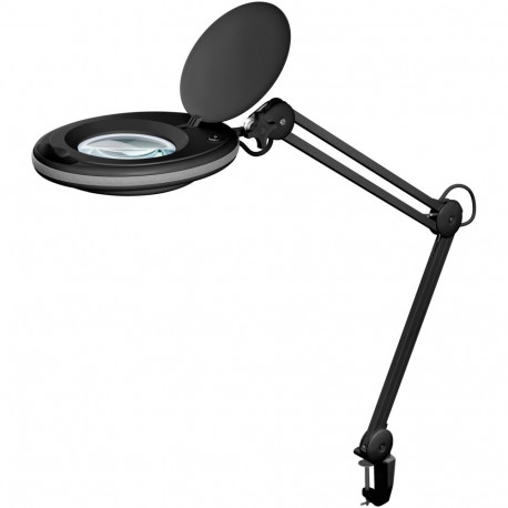Goobay LED Magnifying Lamp with Clamp, 8 W, black